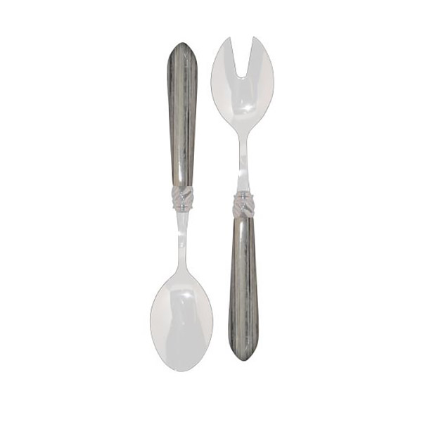 Diana Marble 2pc Salad Serving Set