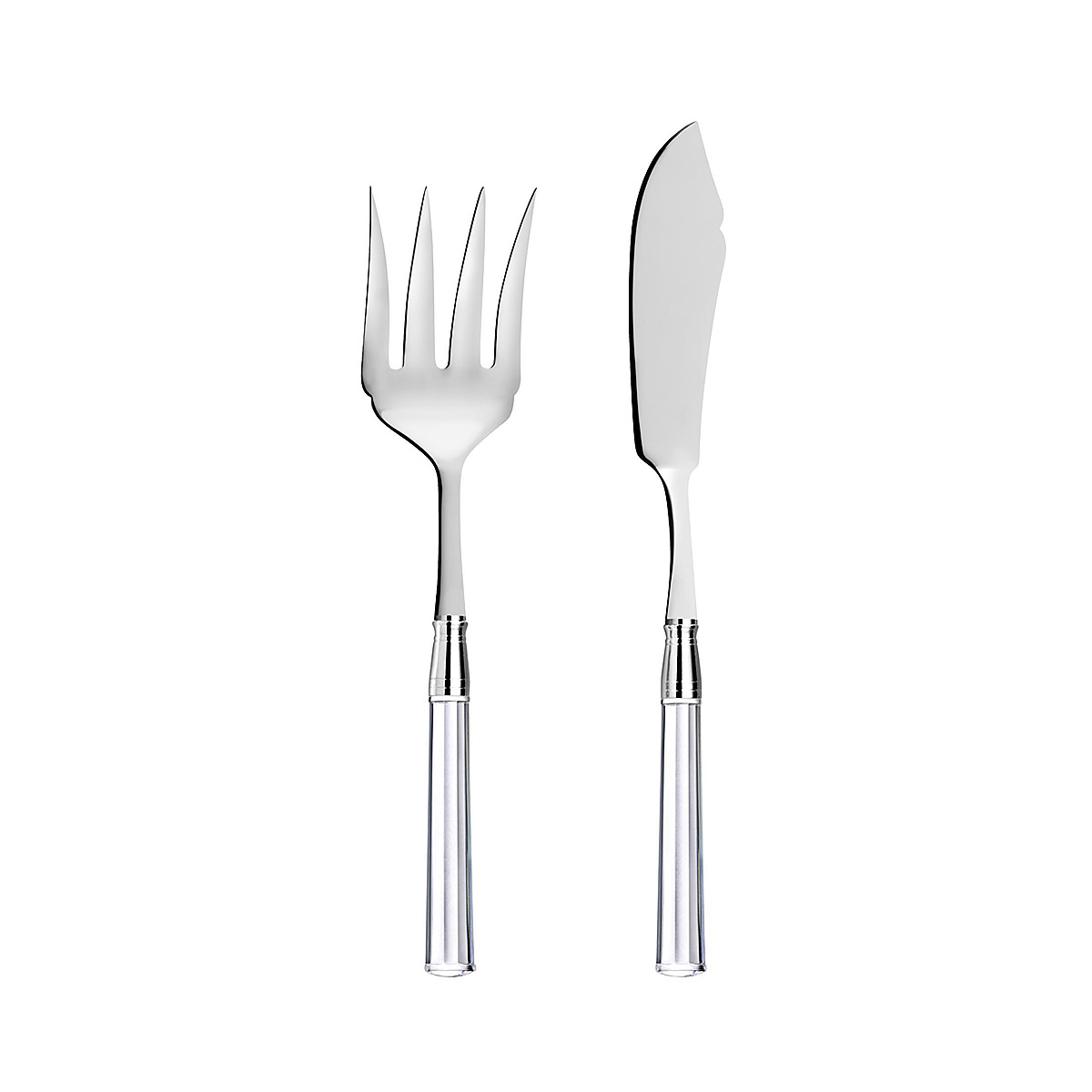 Doric Clear 2pc Fish Serving Set