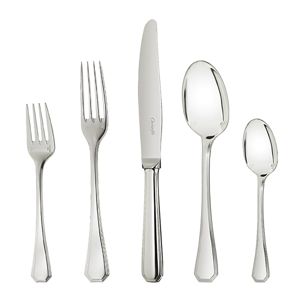 5pc Place Setting, Silverplate