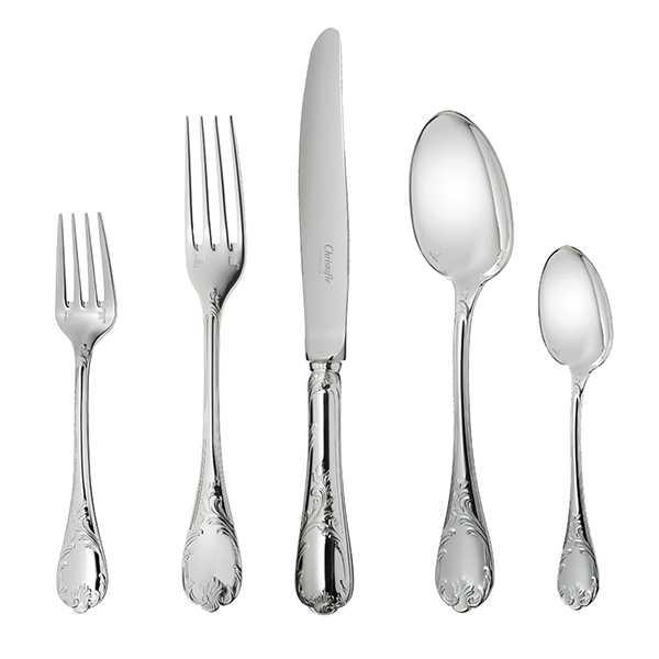 5pc Place Setting, Silverplate