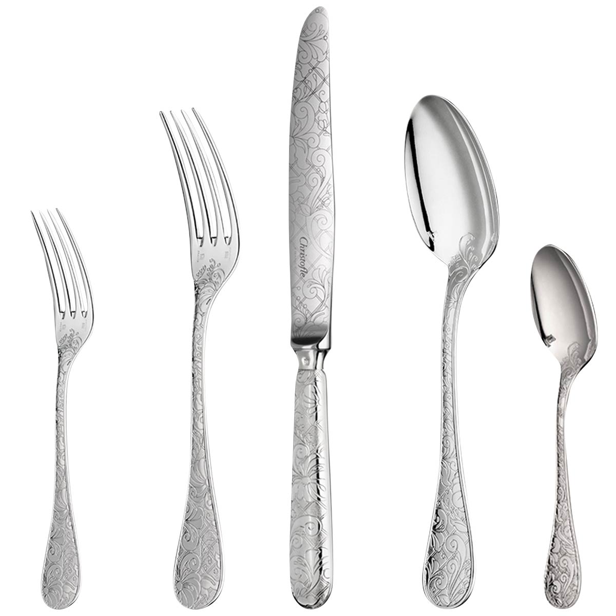 Jardin D' Eden 5pc Place Setting, Silverplate