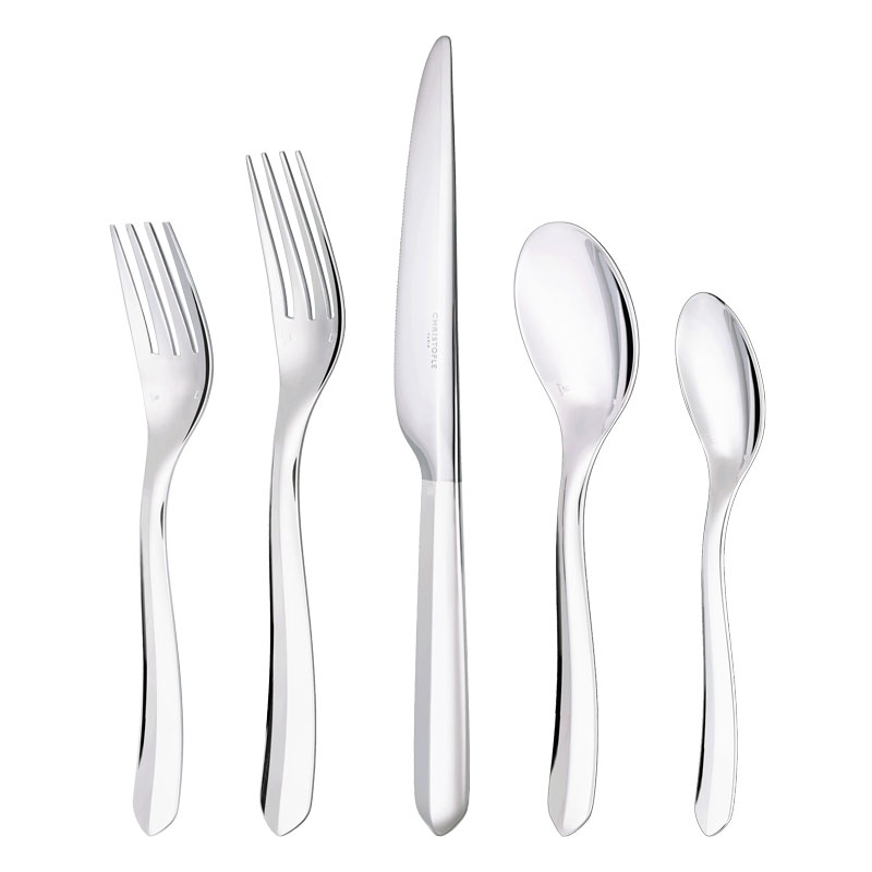 Christofle Infini 5pc Place Setting, Silverplate