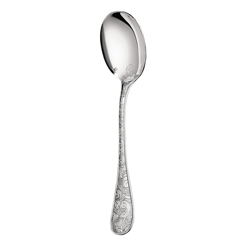 Jardin D'Eden Sterling Cream Soup Spoon