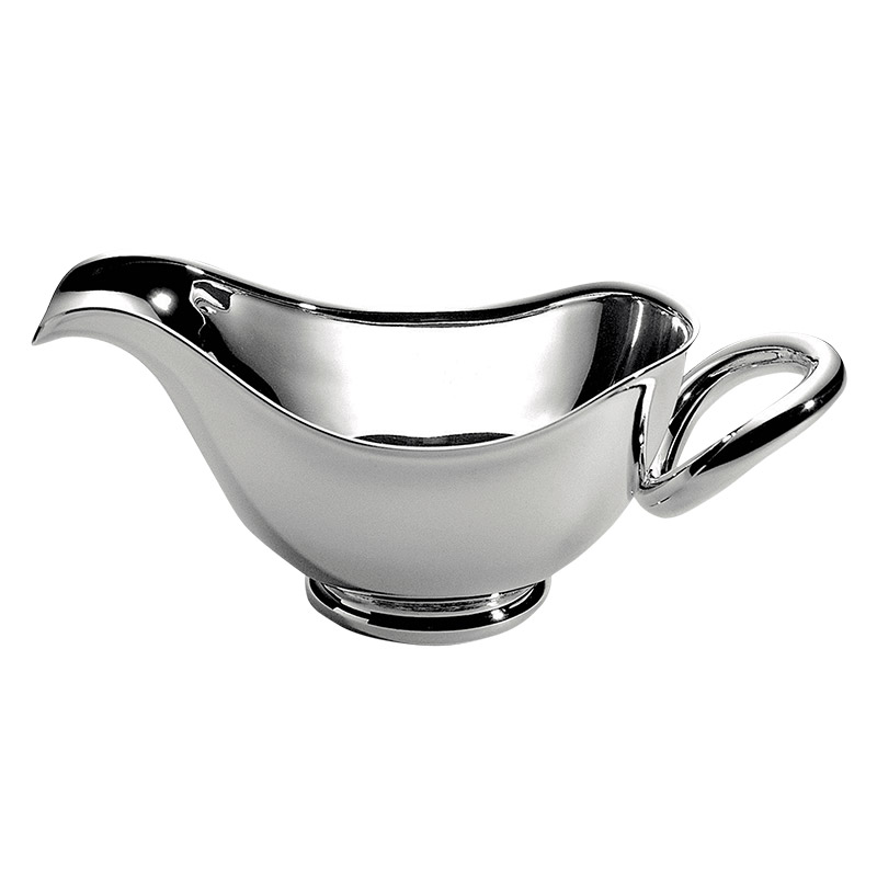 Vertigo Silver Plate Gravy Boat, 8oz