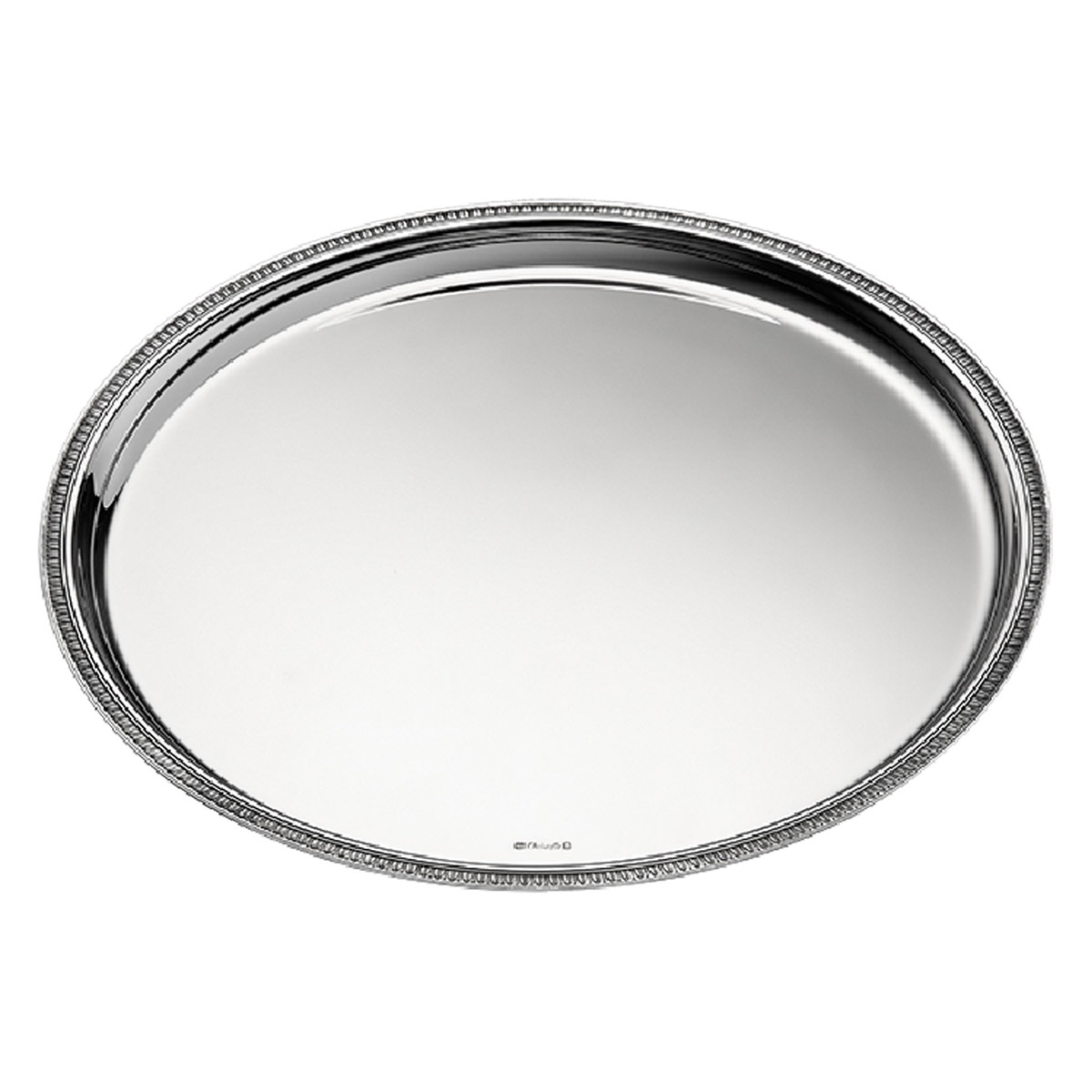 Malmaison Large Silver-Plated Circle Tray, 15in.