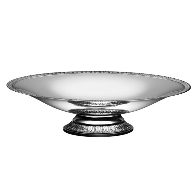 Malmaison Silver Plated Fruit Bowl with Pedestal Base, 18cm