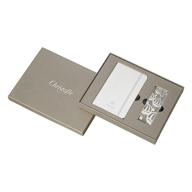 Montgolfiere Notebook with Silverplate Bookmark