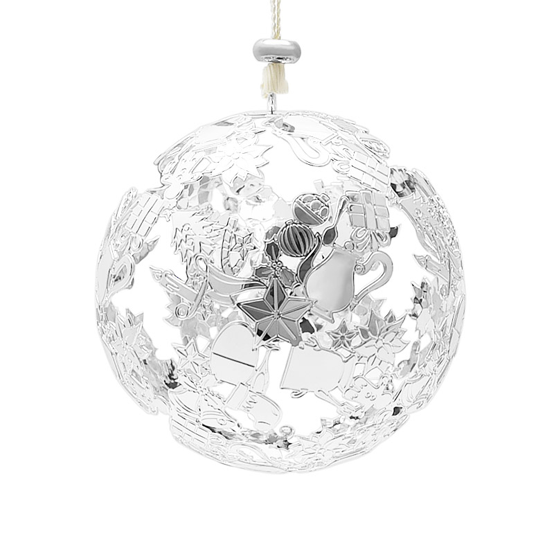 2024 Silver Christmas Ball