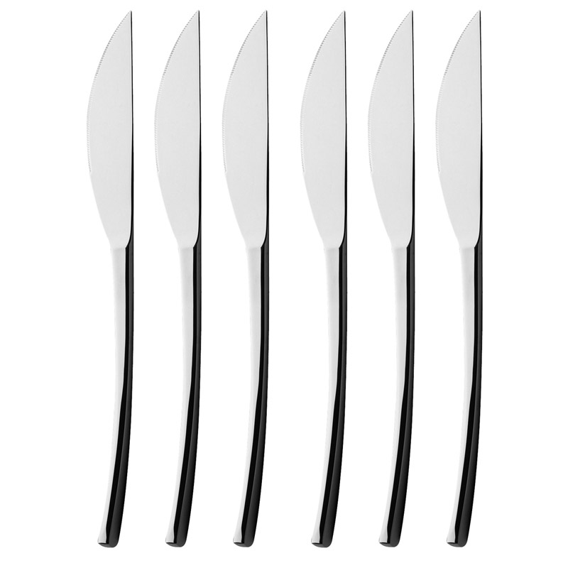 Solstice Dessert Knife, Solid Handle, Set of 6