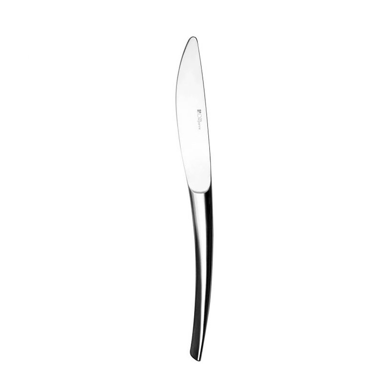 XY Mirror Dessert Knife, Solid Handle