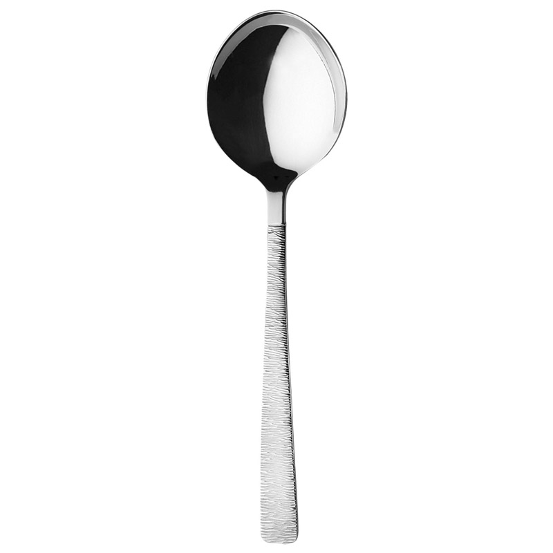 Astree Cisele Round Soup Spoon