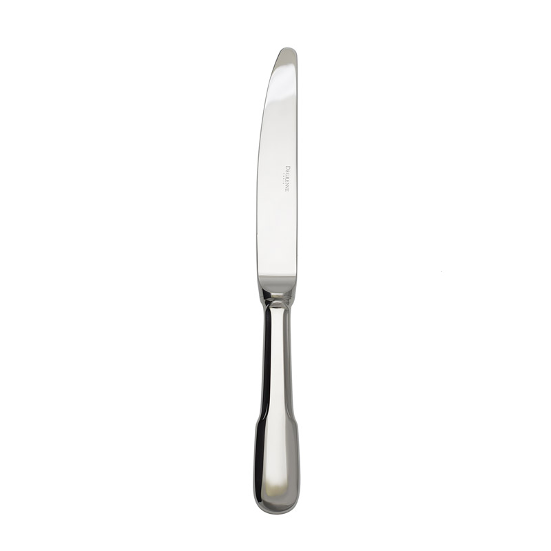 Lutece Mirror Table Knife, Hollow Handle, Non-Serrated Blade