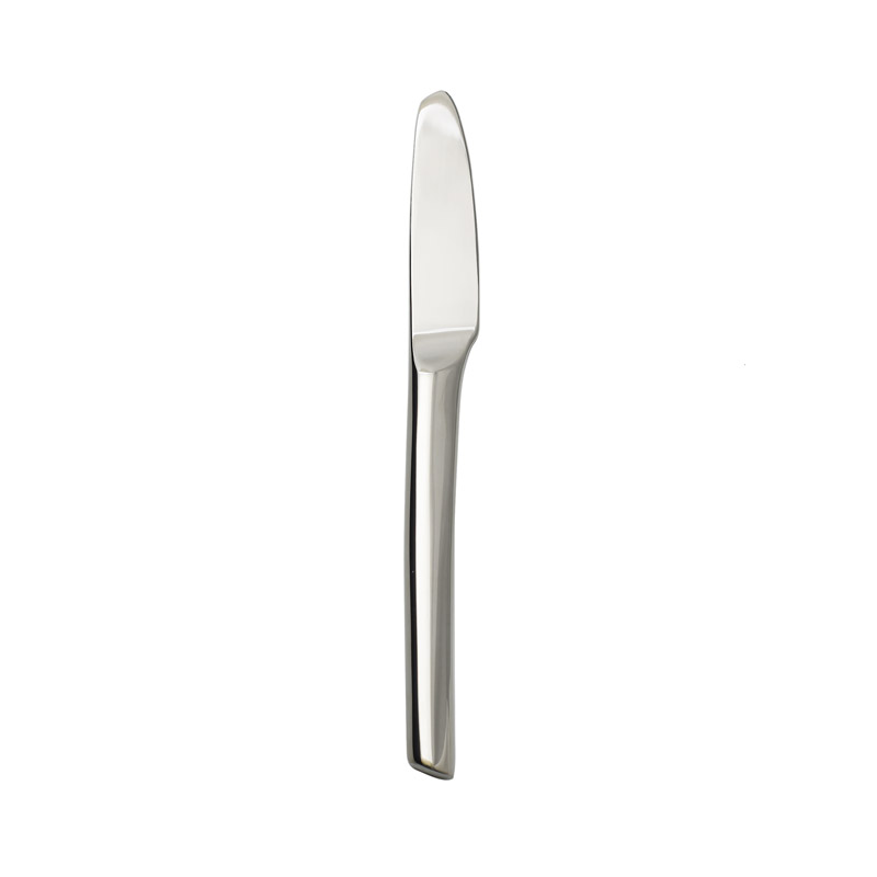 Guest Mirror Butter Knife, Solid Handle