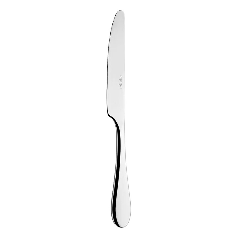 Onde Mirror Table Knife Solid Handle