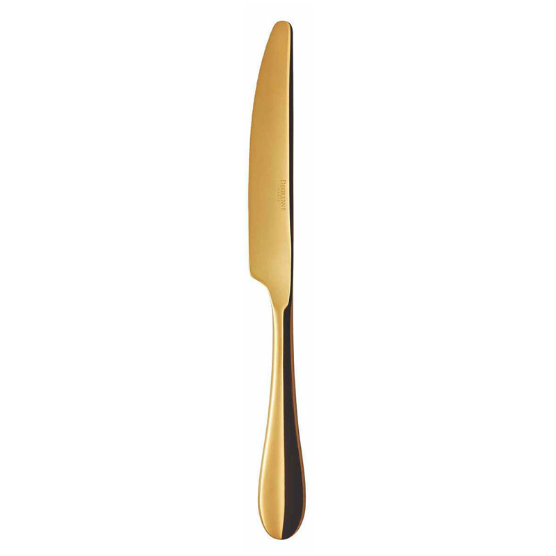 Onde Gold Table Knife Solid Handle