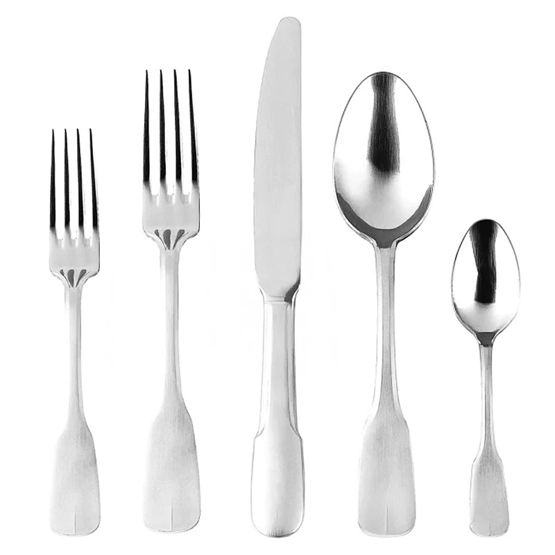 Vieux Paris Satine 5 Piece Place Setting Solid Handle