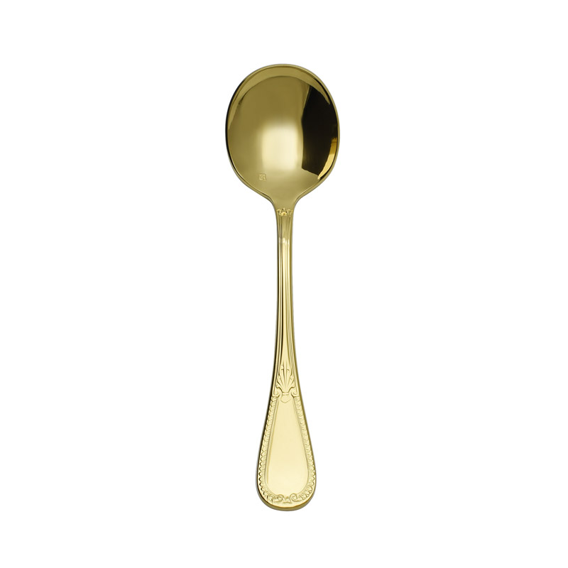 Savoy Gold Bouillon Spoon w/stamp