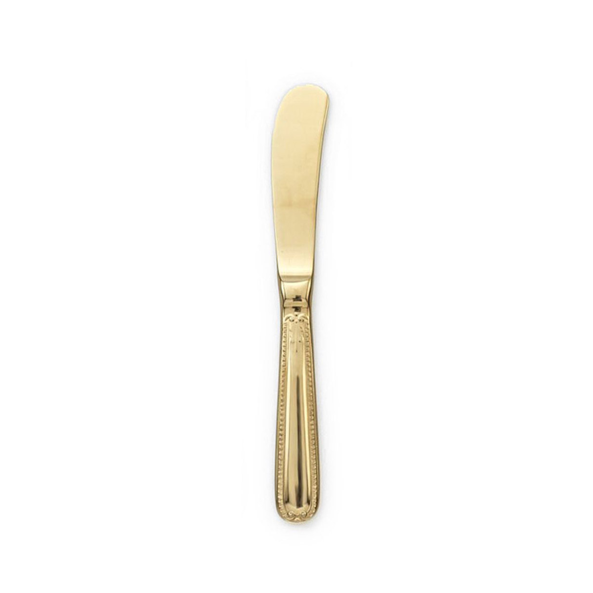 Savoy Gold Butter Knife, Solid Handle