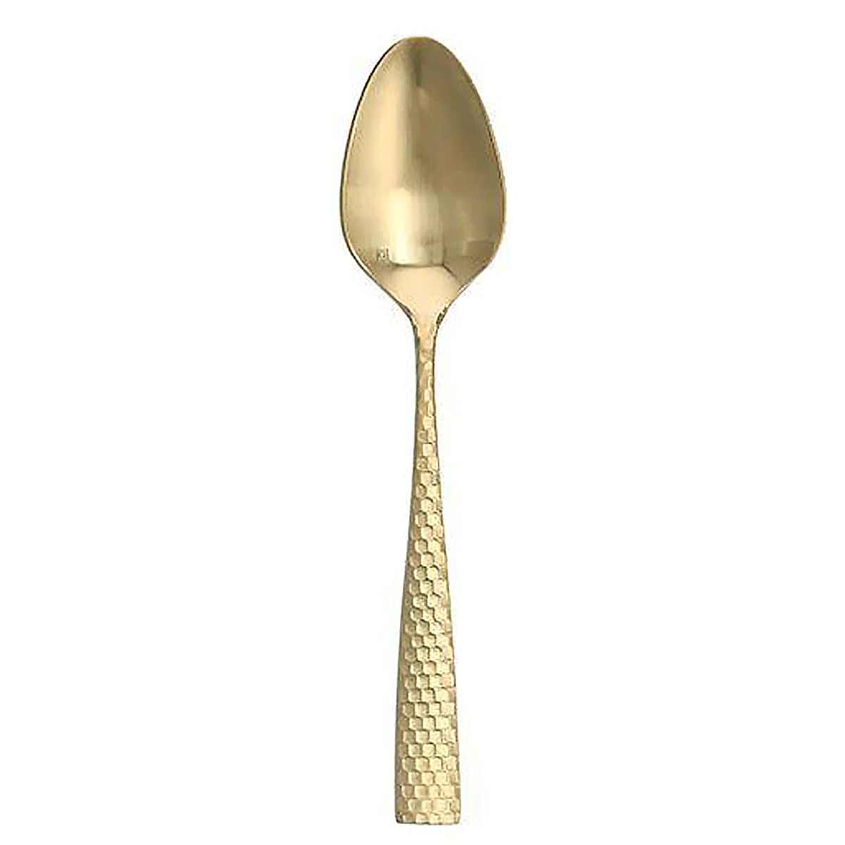 Lucca Faceted Gold Serving Spoon w/stamp