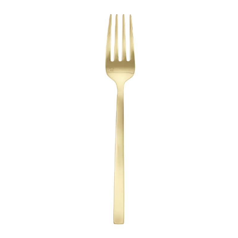 Arzzo Brushed Gold Serving Fork w/stamp