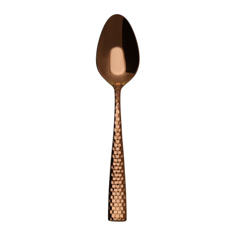 Lucca Faceted Rose Gold Serving Spoon w/stamp