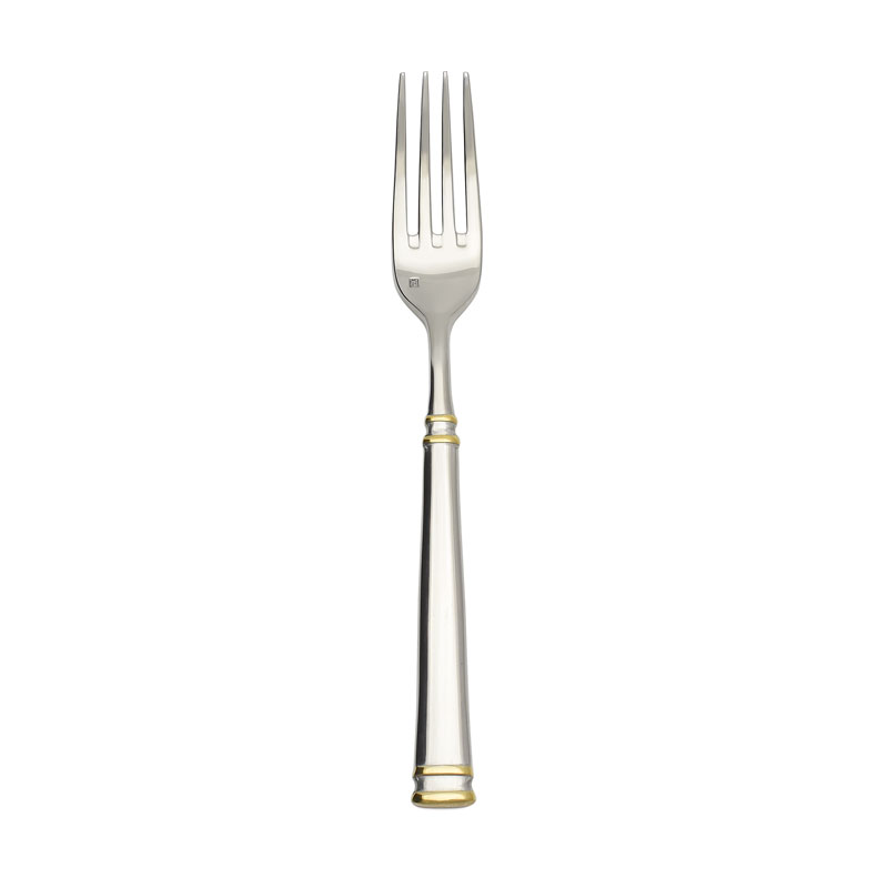 Bistro Gold Accent Table Fork w/Stamp