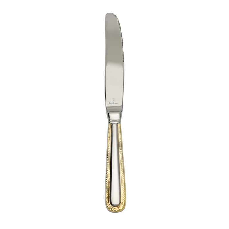 Caviar Gold Accent Table Knife, 9.3  w/stamp