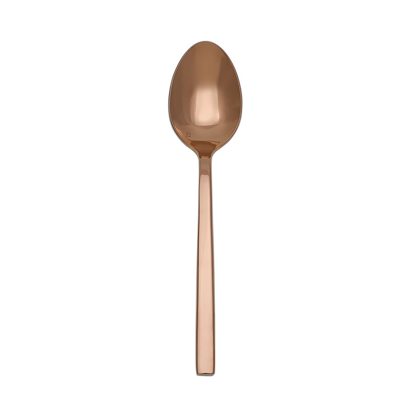 Arezzo Rose Gold Serving Spoon, 9.3" w/stamp