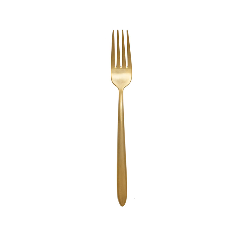 Velo Brushed Gold Table Fork ns