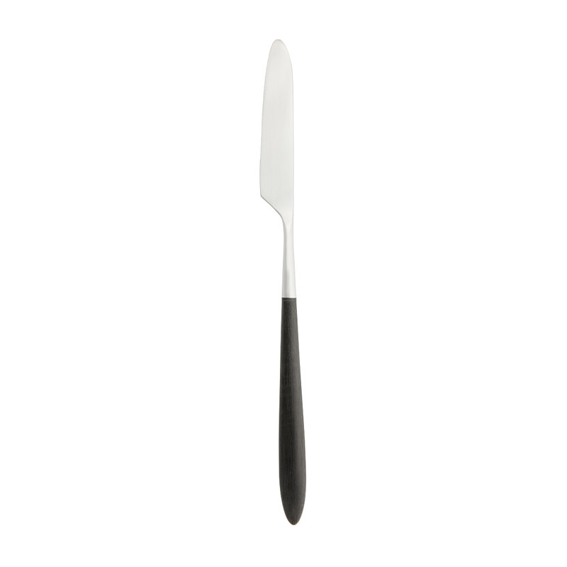 Velo Black/Brushed Table Knife