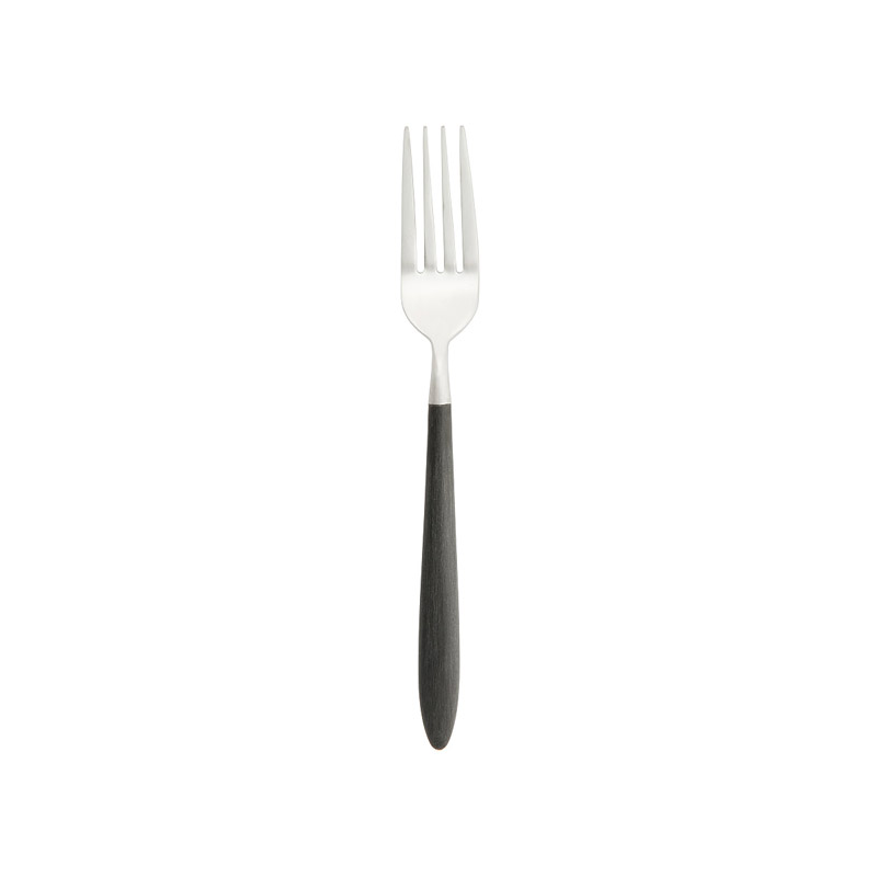 Velo Black/Brushed Dessert Fork