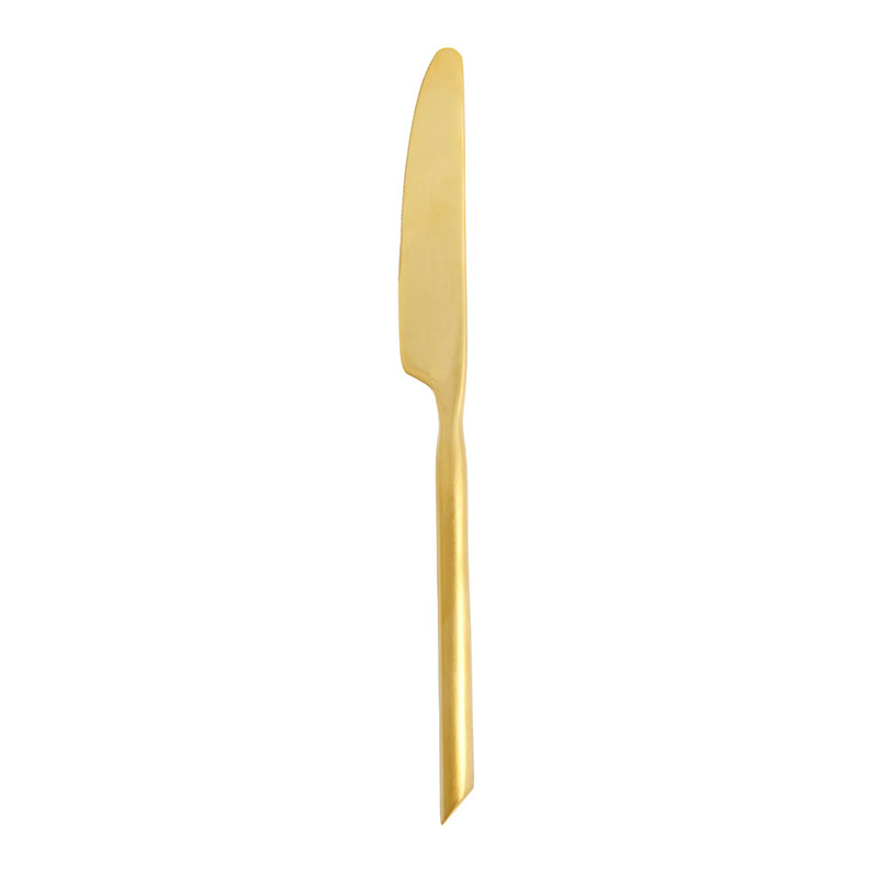 Capri Brushed Gold Table Knife