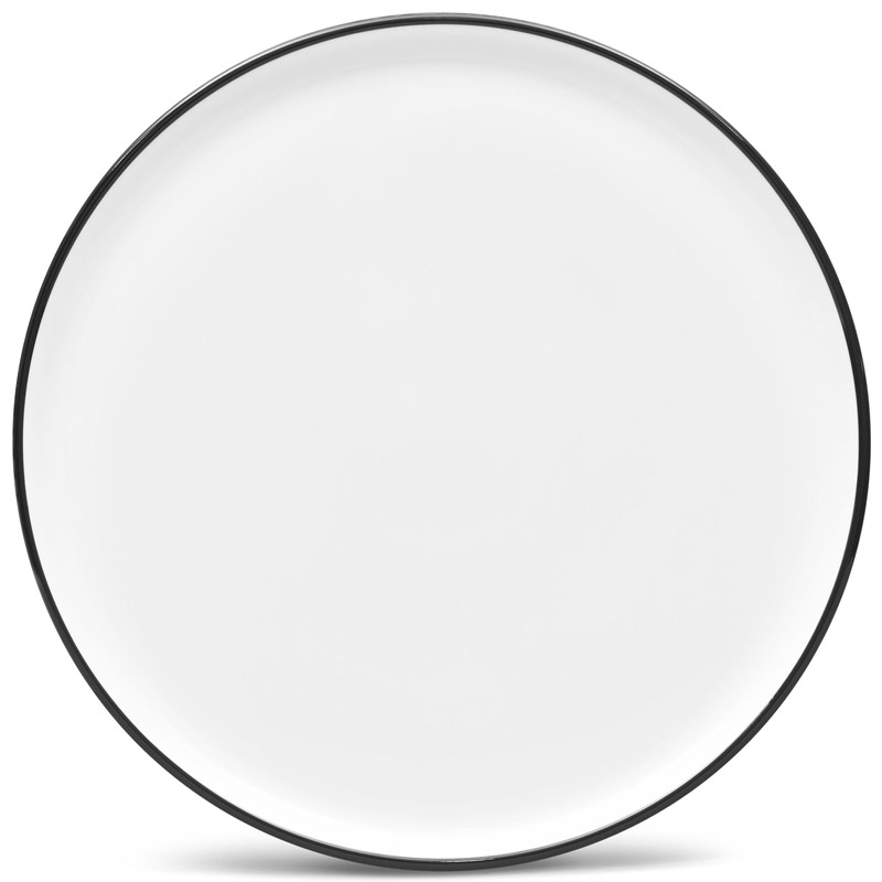 Colortex Stone Black Round Platter, Stax