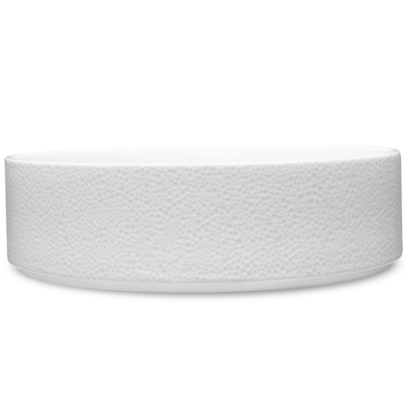 Colortex Stone White Serving Bowl, Stax