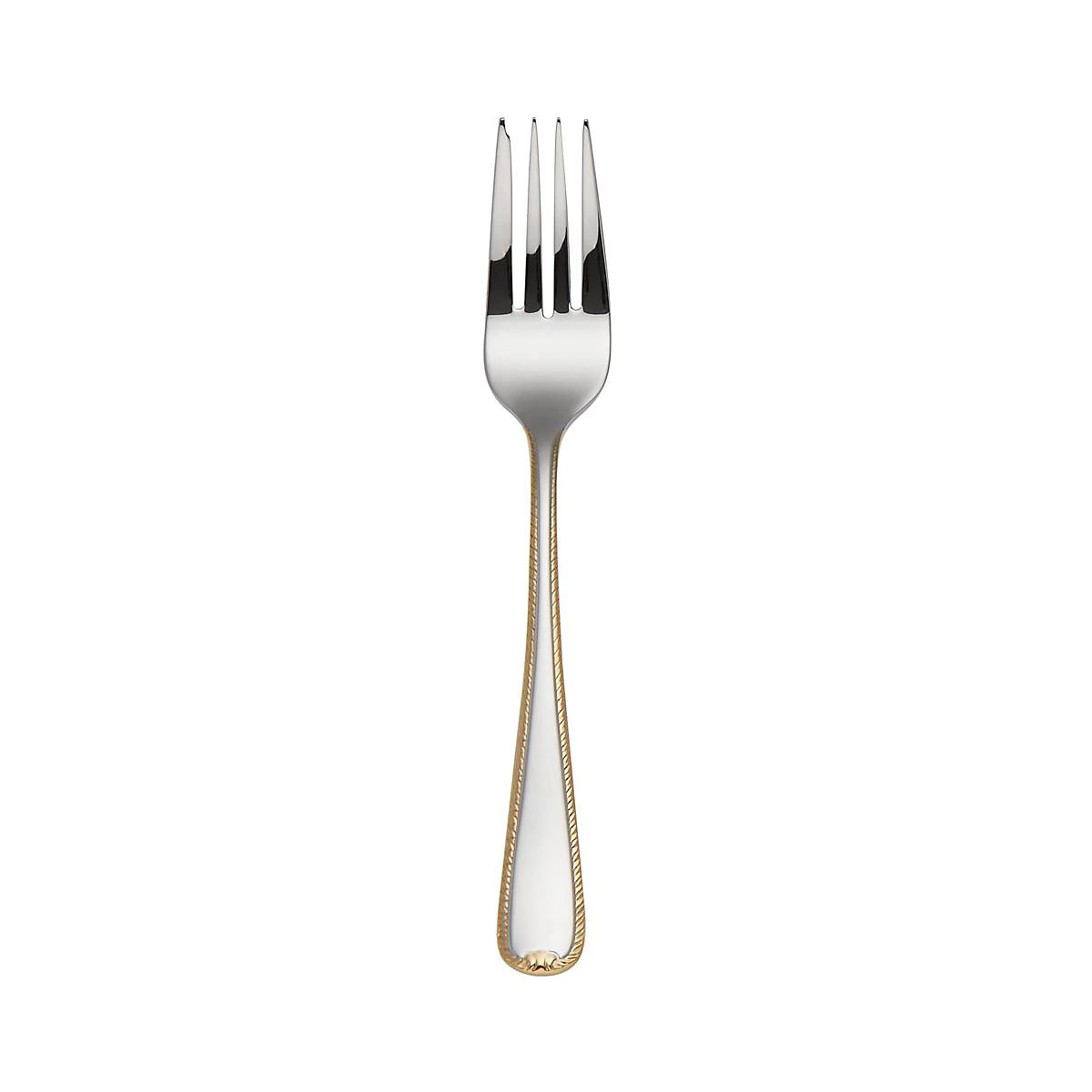 Golden Ribbon Edge Salad Fork