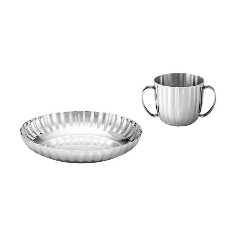 Bernadotte 2pc Child Cup and Deep Plate Set