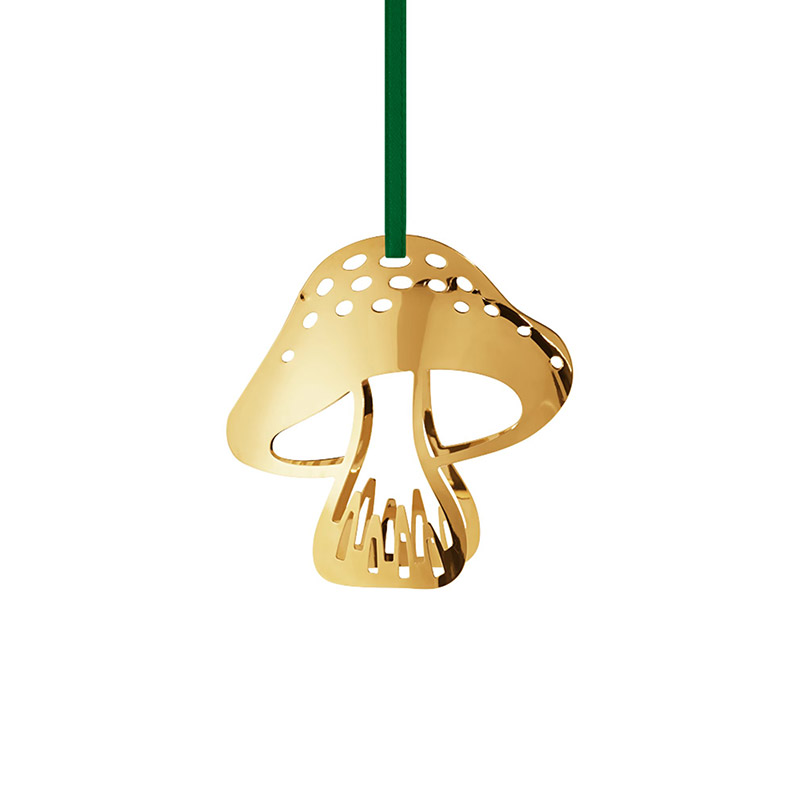 2023 Gold Holiday Mushroom