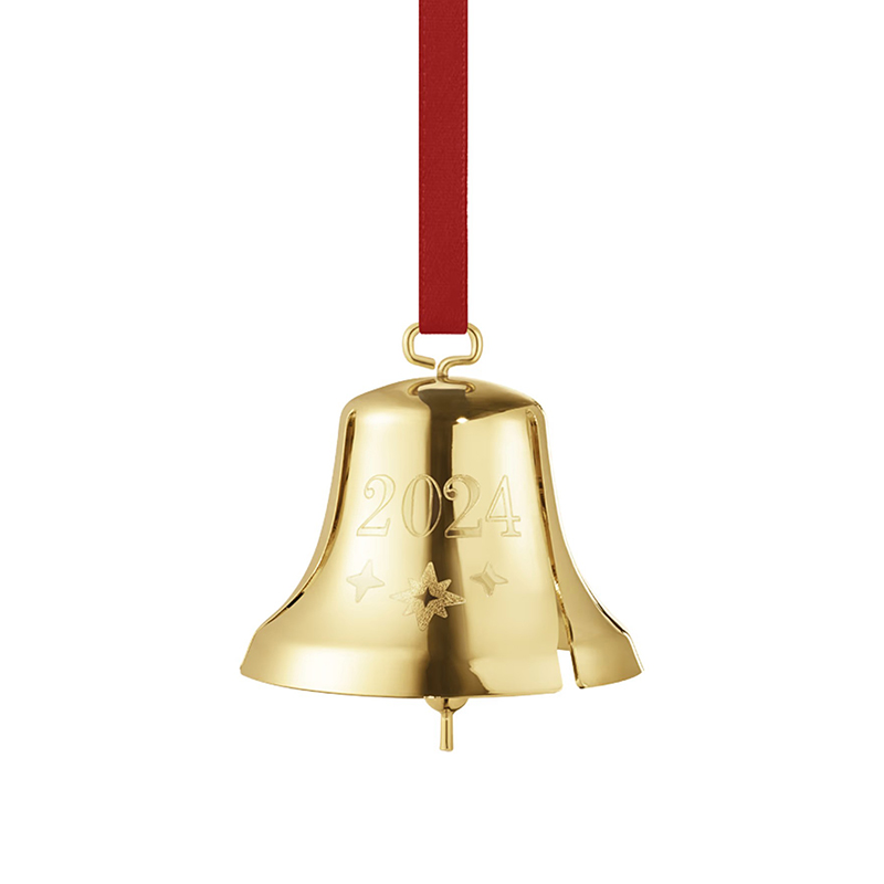 2024 Gold Bell Ornament