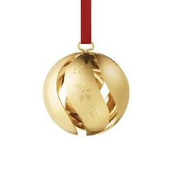 A photo of 2024 Gold Ball Ornament