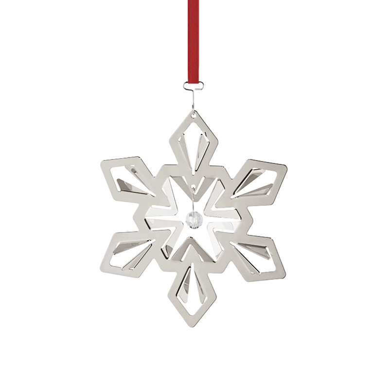 2024 Silver Snowflake Ornament