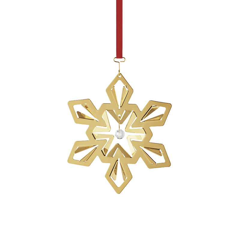 2024 Gold Snowflake Ornament