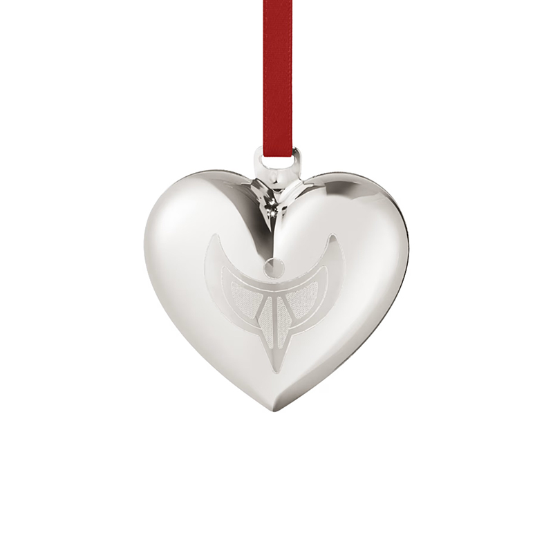 2024 Silver Heart Ornament