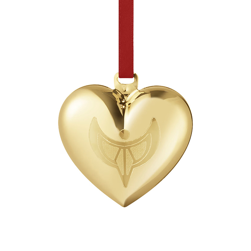 2024 Gold Heart Ornament