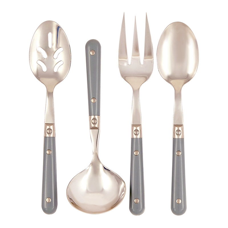 Le Prix Gray 4pc Hostess Set