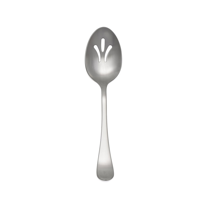 Bergen Pierced Serving Spoon Ginkgo silversuperstore