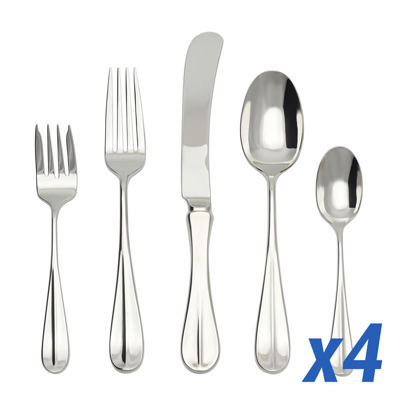 Classic English 20pc Service for 4