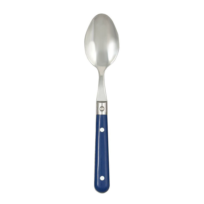 Le Prix Bright Blue Oval Soup Spoon