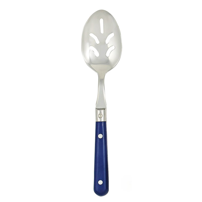 Le Prix Bright Blue Pierced Serving Spoon