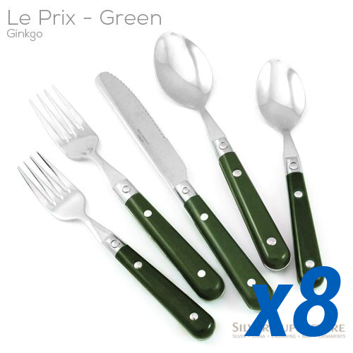 Le Prix Green 40pc Service for 8