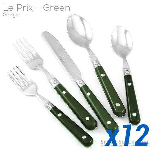 Le Prix Green 60pc Service for 12